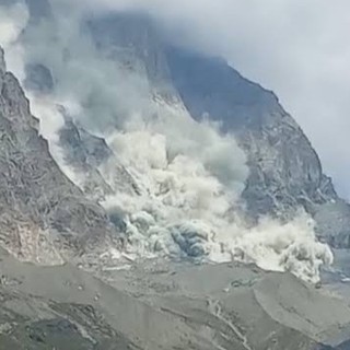 Dopo il crollo sulla parete Sud del Cervino le Guide sospendono le ascensioni con i clienti