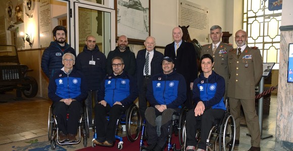 La Nazionale paralimpica ha visitato recentemente il Museo della Cavalleria a Pinerolo La Nazionale paralimpica ha visitato recentemente il Museo della Cavalleria a Pinerolo