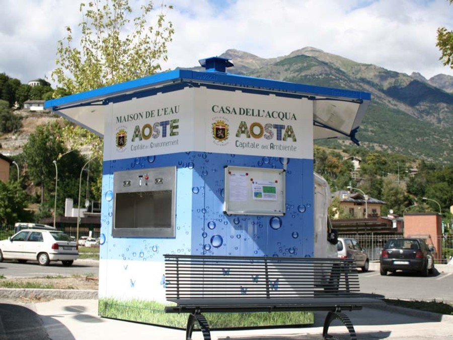 Una Casa dell'Acqua ad Aosta (photo credit Quendoz srl)