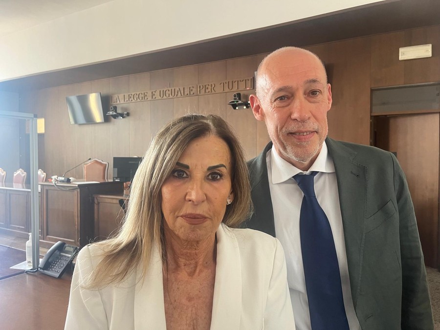 Il Procuratore Generale della Corte d'Appello di Torino, Lucia Musti e il Procuratore capo della magistratura di Aosta, Luca Ceccanti