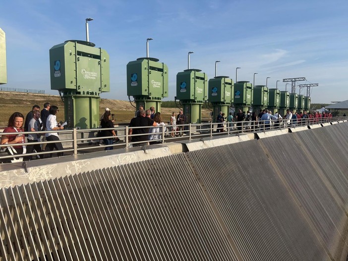 Anche l’Anbi VdA all’inaugurazione dell’impianto Cavaliera, nuova difesa contro le alluvioni