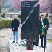 Aosta ricorda le vittime del Covid, cerimonia al cimitero cittadino
