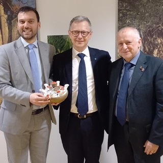 Da sn Marco Carrel, Stefano Zannier e Nicola Abbrescia