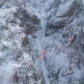 E' morto l'alpinista caduto da una cascata di ghiaccio a Cogne