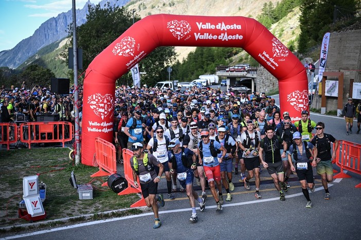 La partenza del Collontrek 2026 (credito fotografico Damiano Benedetto)