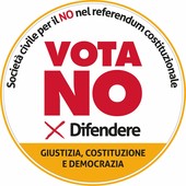 'Vota NO per difendere Giustizia, Costituzione, Democrazia'