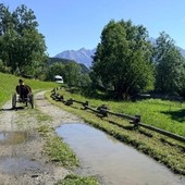 Champdepraz, il sentiero per disabili resta quasi impraticabile; Disval e Avp sollecitano ripristino urgente Champdepraz, il sentiero per disabili resta quasi impraticabile; Disval e Avp sollecitano ripristino urgente