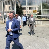 Delmastro in visita al carcere di Brissogne ribadisce le tante assunzioni ma glissa su altre questioni 'calde'  VIDEOINTERVISTA