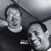 Thierry Debove insieme a Francesco Fida