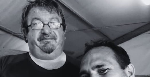 Thierry Debove insieme a Francesco Fida