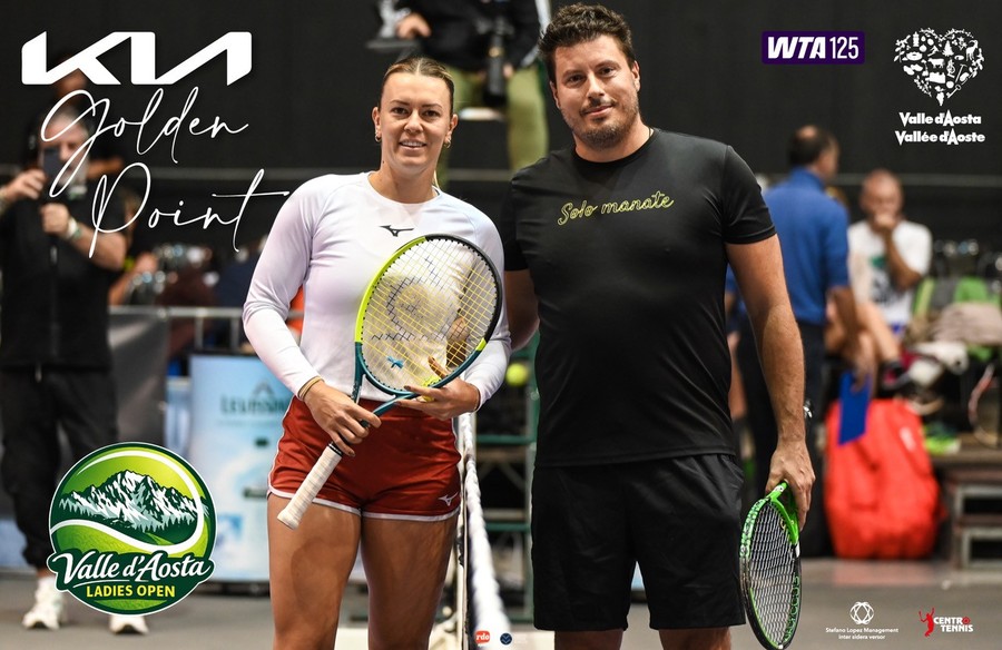 Darma Galfi e Marco Bich al termine della sfida in finale Darma Galfi e Marco Bich al termine della sfida in finale