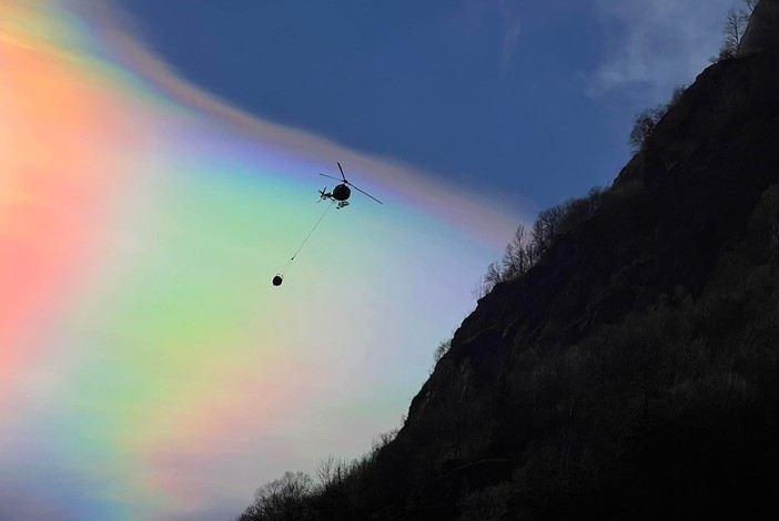 Incendio sull’Alta Via a Valpelline, lunghe ore di lavoro per la bonifica