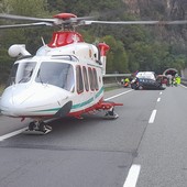 Incidente in autostrada a Bard; due feriti