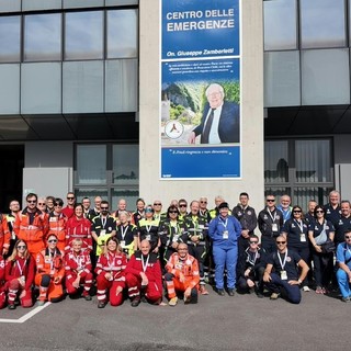 Protezione civile, la colonna mobile valdostana al raduno del Nord Italia