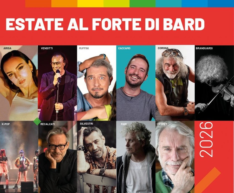 Estate al Forte di Bard, riflettori su Mauro Corona e sul concerto all'alba di Cosmo Estate al Forte di Bard, riflettori su Mauro Corona e sul concerto all'alba di Cosmo