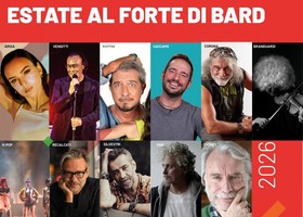 Estate al Forte di Bard, riflettori su Mauro Corona e sul concerto all'alba di Cosmo Estate al Forte di Bard, riflettori su Mauro Corona e sul concerto all'alba di Cosmo
