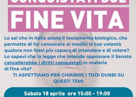 Fine vita, anche ad Aosta la mobilitazione dell’associazione 'Luca Coscioni'
