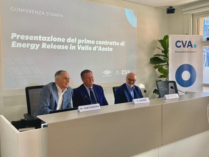 AL VIA PRIMO CONTRATTO ENERGY RELEASE IN VALLE D’AOSTA: FIRMATO ACCORDO TRA GRUPPO CVA E CAS SPA