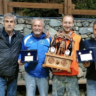 Da sn i finalisti Renato Dal Bosco, Giuseppe Brunaz, Thomas Marchesi, Lorenzo Fontanaravaz