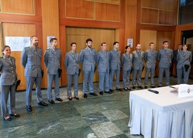 Corpo forestale, hanno giurato 12 nuovi agenti Corpo forestale, hanno giurato 12 nuovi agenti