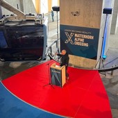 Il Presidente della Giunta, Renzo Testolin, nel suo intervento all'inaugurazione