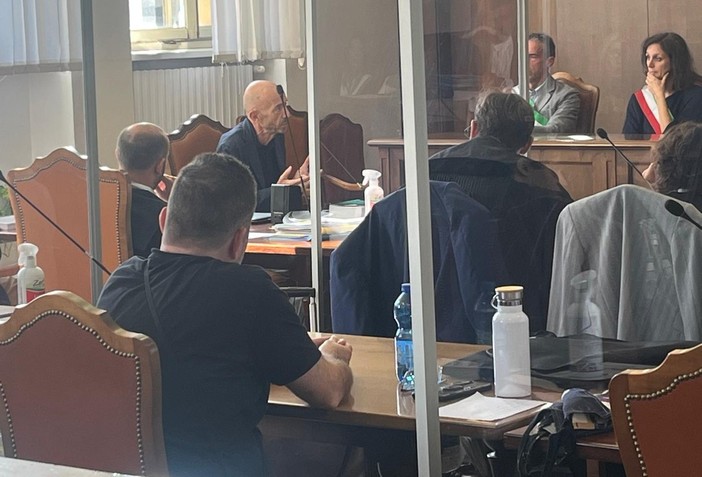 Lo psichiatra Franco Freilone durante la sua deposizione