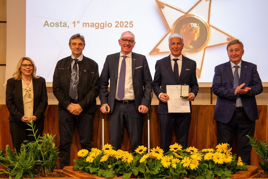 Giuseppe Ramolivaz e Mauro Fary sono Stelle al Merito del Lavoro