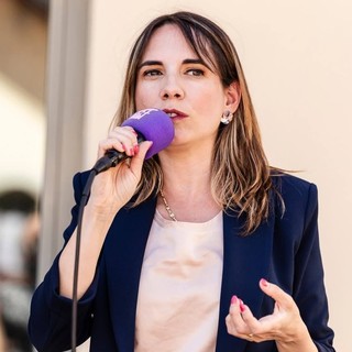 La vicesindaca di Aosta, Valeria Fadda