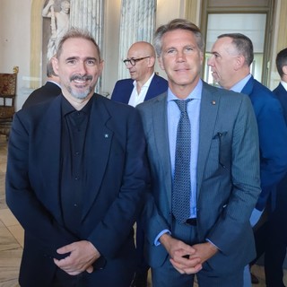Da dx Emanuele Filiberto e Paolo Fabris