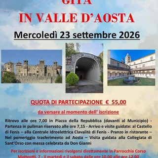 Da Favria alla scoperta della Valle d’Aosta; una giornata tra castelli, energia e spiritualità