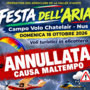 Fénis, annullata per il maltempo previsto la Festa dell’Aria del 18 ottobre