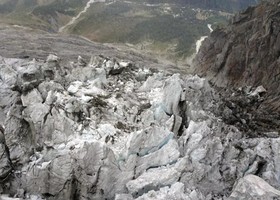 Ghiacciaio di Planpincieux; situazione stabile, nessuna accelerazione dei movimenti