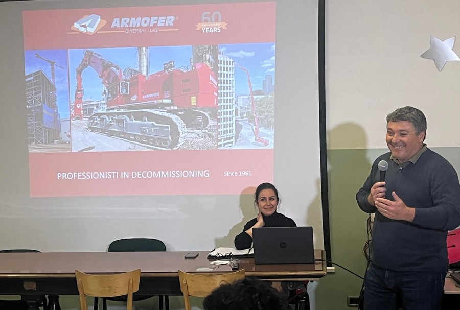 L'architetto Stefano Chiavalon ha illustrato le fasi salienti dei lavori