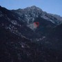 Spento e bonificato incendio boschivo sopra Challand Spento e bonificato incendio boschivo sopra Challand