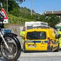 Moto si schianta contro auto sulla statale 26 a Quart Moto si schianta contro auto sulla statale 26 a Quart