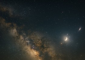 Il cielo di febbraio, un mese di incontri celesti, eclissi e costellazioni in transito