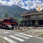 A fuoco il negozio di abbigliamento 'Au Bon Marché' di Pont-St-Martin