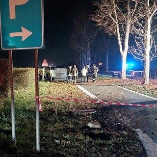 Soccorritori sul luogo dell'incidente (photo credit Torinoggi)