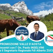 L'eurodeputato Inselvini (FdI) ad Aosta per parlare di agricoltura