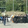 Scontro tra auto sulla statale 26 all'Amérique di Quart