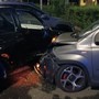 Centra un'auto e fa 'carambola'; incidente stradale in via Chambery ad Aosta