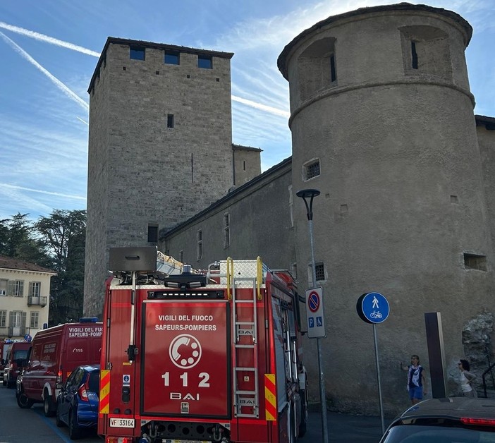 Domato principio d'incendio al Conservatorio musicale di Aosta