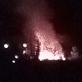 Incendio sulla collina di Aosta, Vigili del fuoco accorrono in forze