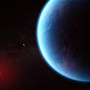 Rappresentazione artistica di K2-18b. Crediti: Nasa, Csa, Esa, J. Olmsted (Stsci), N. Madhusudhan (Cambridge University)