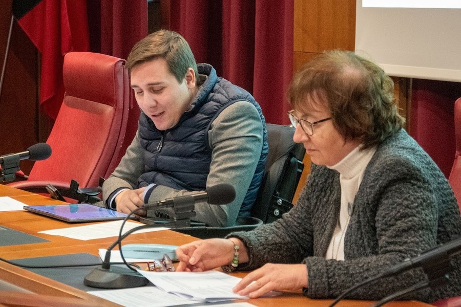 L'assessore Leonardo Lotto e la dirigente della Struttura politiche educative, Lucia Hugonin L'assessore Leonardo Lotto e la dirigente della Struttura politiche educative, Lucia Hugonin