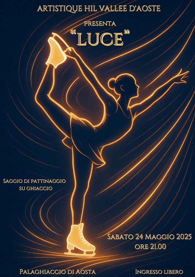 “Luce” incanta Aosta; l’Artistique Hil Vallée d’Aoste porta magia sul ghiaccio