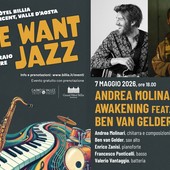 'We Want Jazz'; al G.H. Billia il jazz contemporaneo protagonista con Andrea Molinari e Ben van Gelder