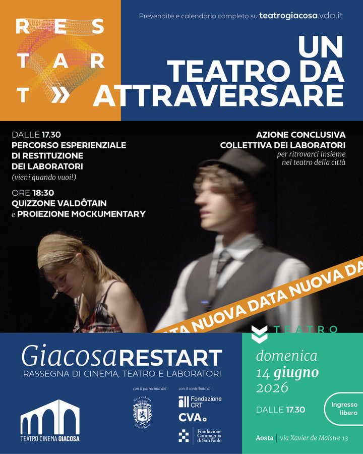 'Giacosa Restart', l’evento finale slitta al 14 giugno 'Giacosa Restart', l’evento finale slitta al 14 giugno