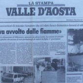 La pagina de La Stampa del 9 aprile 1996 con il racconto della trageida