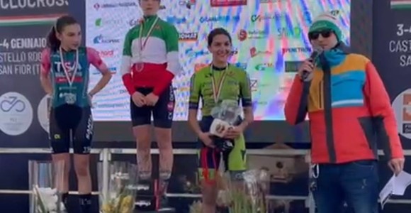 Aurora Lecca sul podio